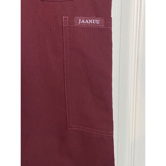 Women's Jaanuu 8 Pocket Slim Cargo‎ Scrub Pants XXS Color WINW Style J95102 - Picture 5 of 7